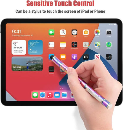 Decompression Magnetic Metal Pen, Multifunction Writing Magnet Ballpoint Pen-festivesl