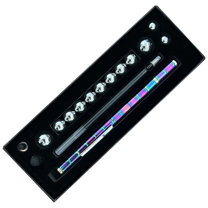 Decompression Magnetic Metal Pen, Multifunction Writing Magnet Ballpoint Pen-festivesl
