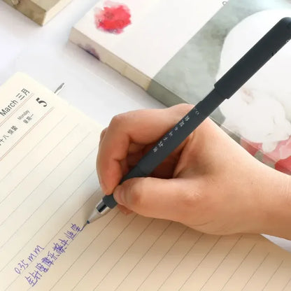 4 Pcs/Set Best Japanese Erasable 0.35 mm Gel Pen Kawaii Pig Bear Cat and Mouse