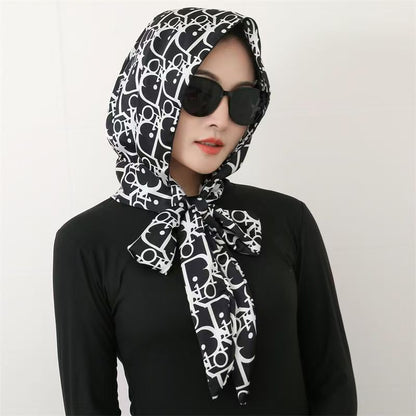 Fashionable head scarf, styles windproof and sun protection scarf