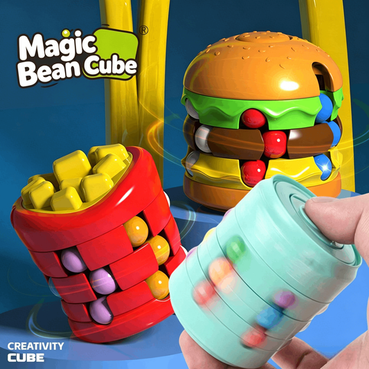 Multiple Styles · Cylinder Magic Bean Cube – Fun Stress Reliever