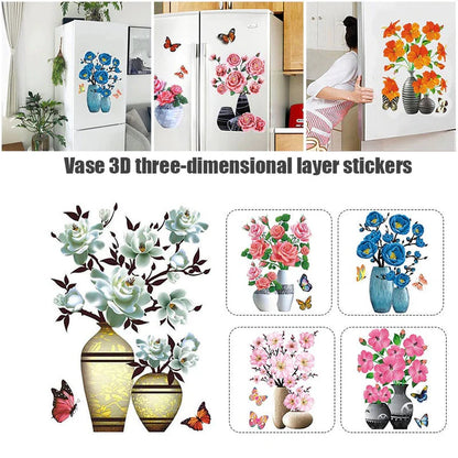 3D Flower Decorative Stickers