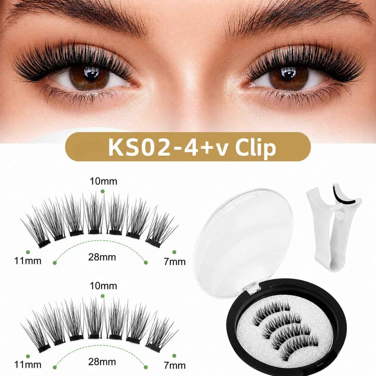 Premium Magnetic Lashes – Reusable & Comfortable