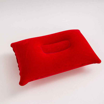Foldable Press-to-Inflate Travel Back Pillow