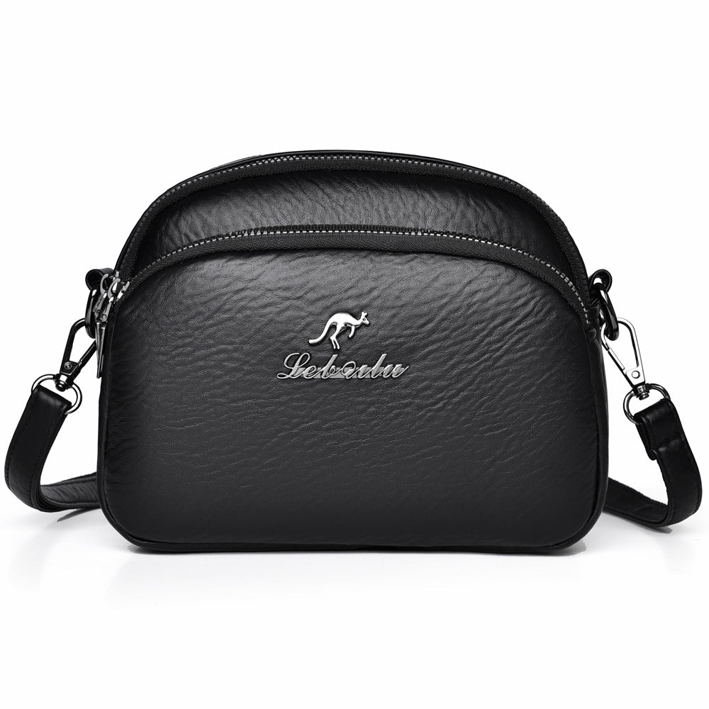 Women's Multi-Layer Round Crossbody Bag