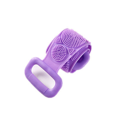 Silicone Back Scrubber Towel, Powerful Double-Sided Body Scrubber for Shower