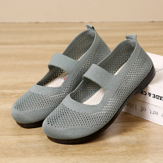 Soft-soled breathable casual mesh shoes
