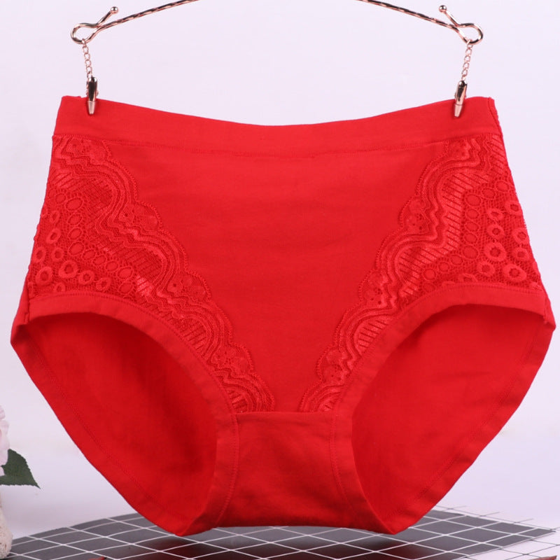 Plus Size High Waist Cotton Panties