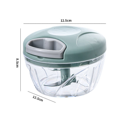 Small Manual Garlic Press & Meat Grinder, Kitchen Chopper for Food Prep