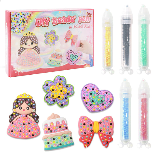 Kids DIY Diamond Sticker Cartoon Craft Kit — Reusable & Stick-On