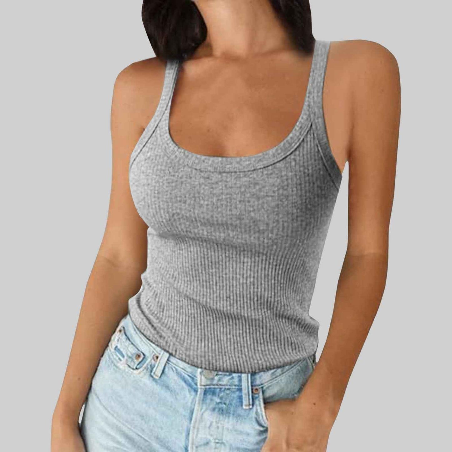 High Quality——Women’s Summer Spaghetti Strap Tank Top for Layering (Sports Inner)