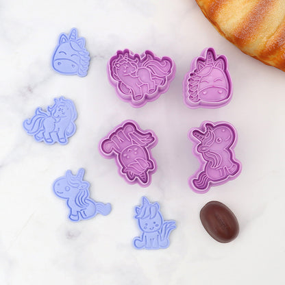 Spring-loaded cookie press tool