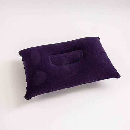 Foldable Press-to-Inflate Travel Back Pillow