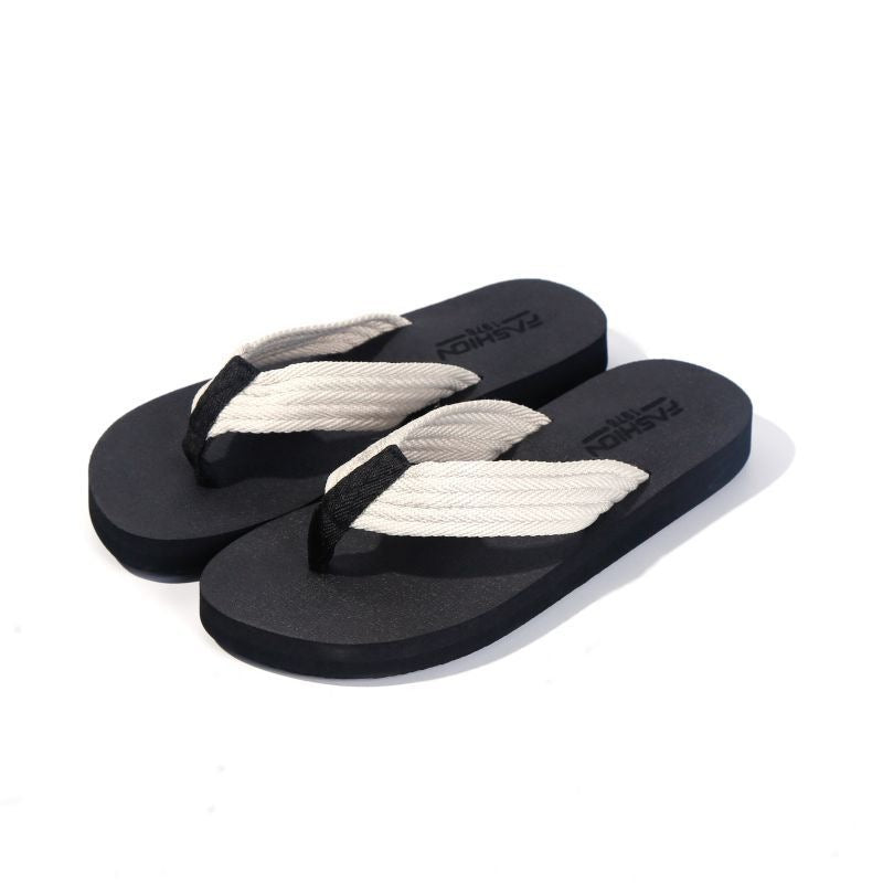 Men's Woven Casual Flip-Flops