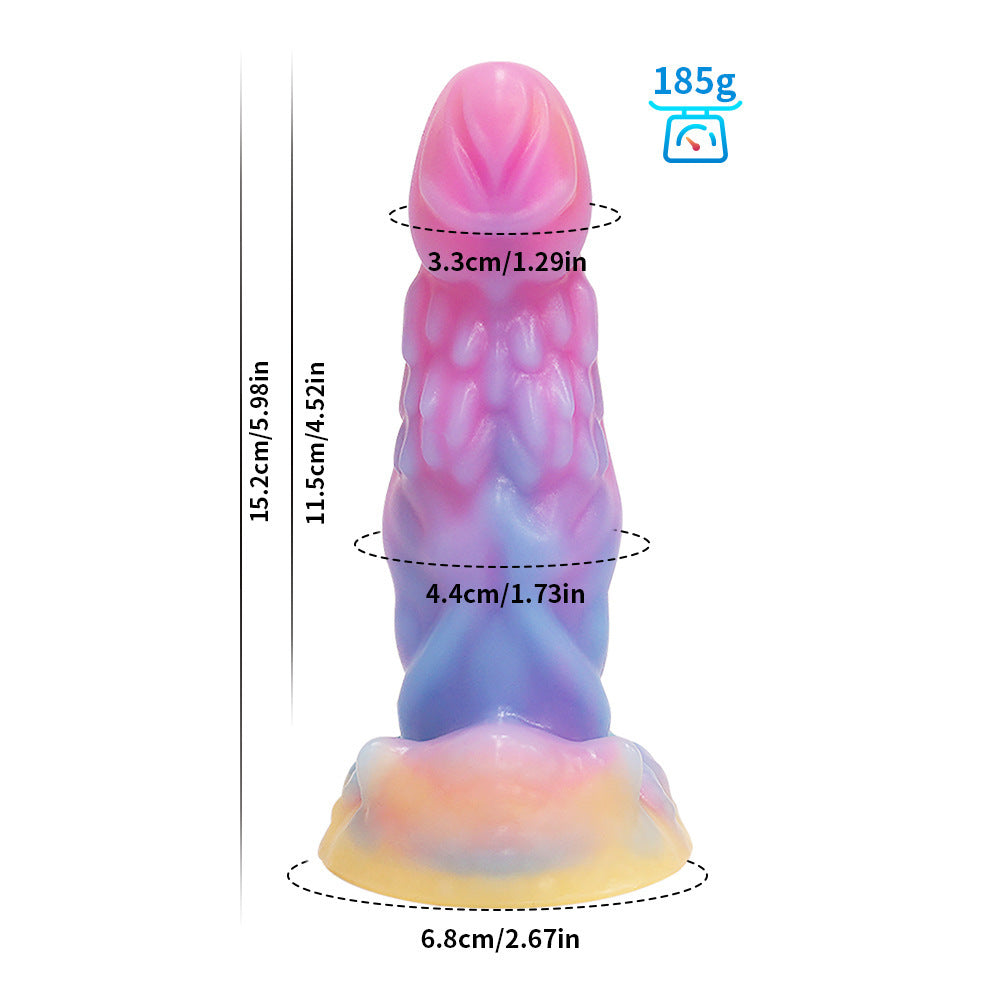 Glow-in-the-Dark Alien Silicone Decorative Ornaments