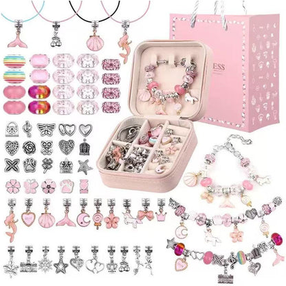 Jewelry Bracelet DIY Making Kit with Jewelry Carrying Box