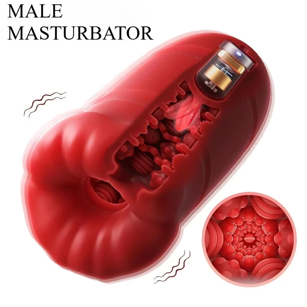 Red lip-shaped decorative ornament，Softly Wraps Around for a Snug Fit