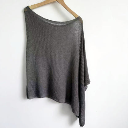 High Quality——Women’s Loose Knit Poncho – Lightweight Sun Protection Cover-Up