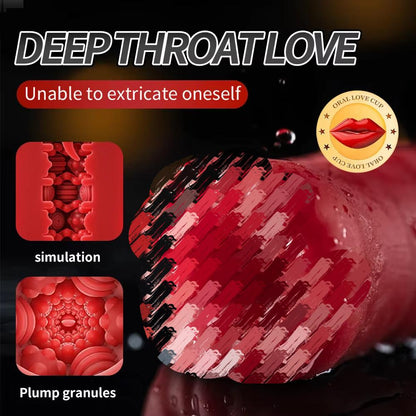 Red lip-shaped decorative ornament，Softly Wraps Around for a Snug Fit