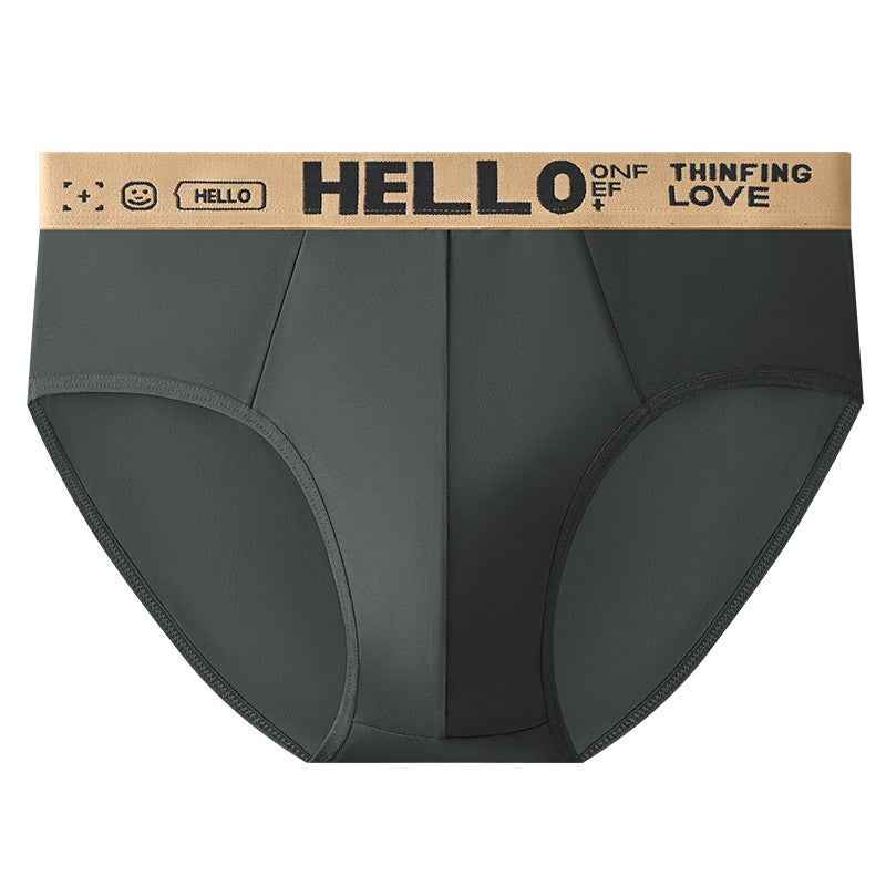 Men's Premium Letter Print Briefs