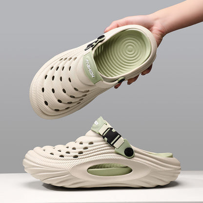 2026 New Thick Sole Non-Slip Outdoor Clogs – Breathable & Odor-Resistant