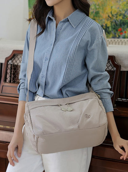 High Quality—Women's Multi-Layer Nylon Crossbody Bag，Lightweight & Large Capacity