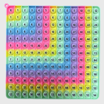 12x12 Multiplication Table Board Game – Portable Math Practice and Learning Toy for Kids