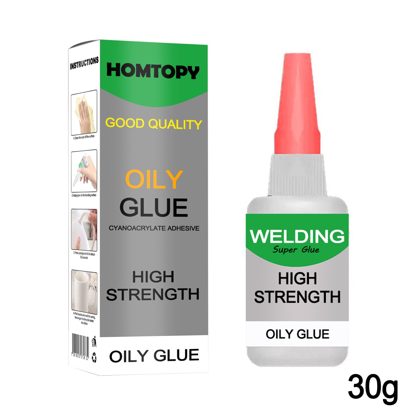 Instant-Bond Flex Oily Glue