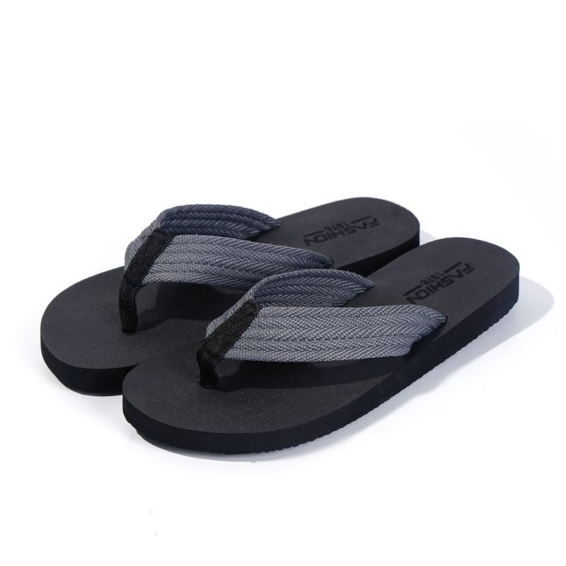 Men's Woven Casual Flip-Flops
