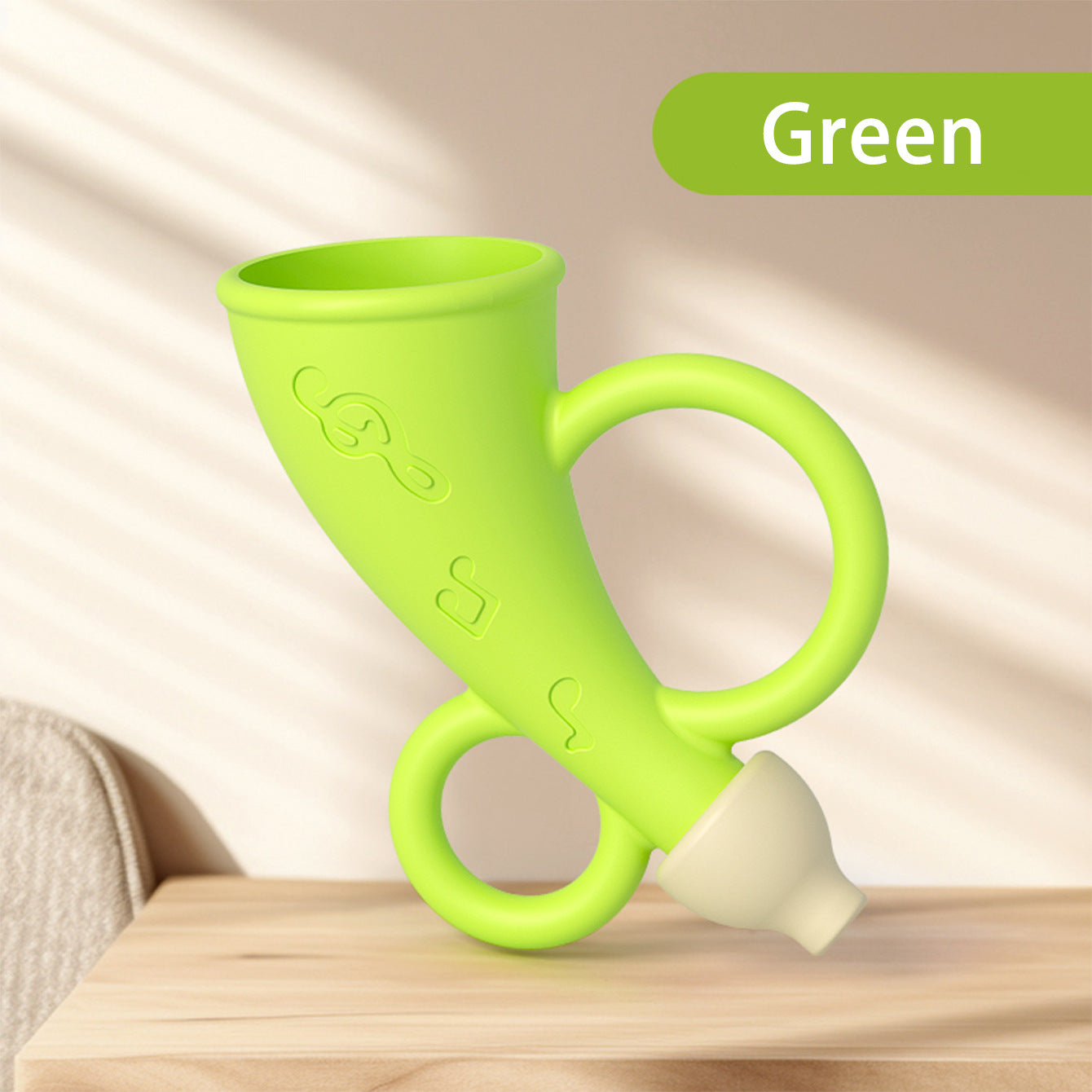 European Children's Silicone Small Horn Toy & Trumpet Toy