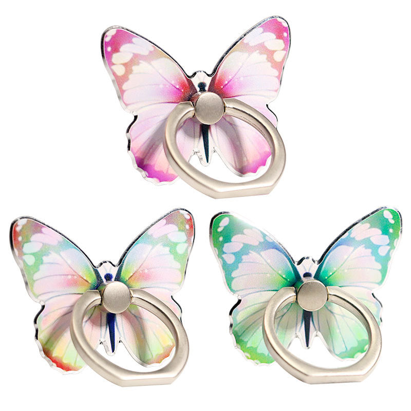 Butterfly Phone Ring Metal Holder