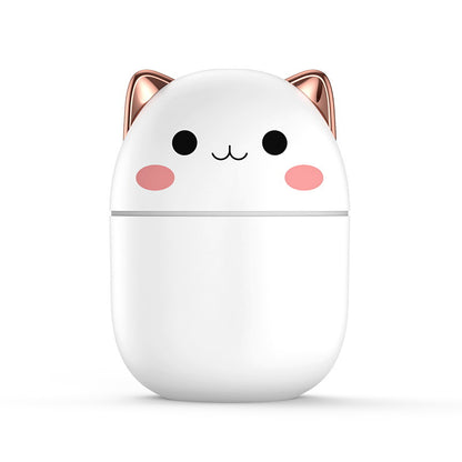 Cute Cat Air Humidifier with Night Light
