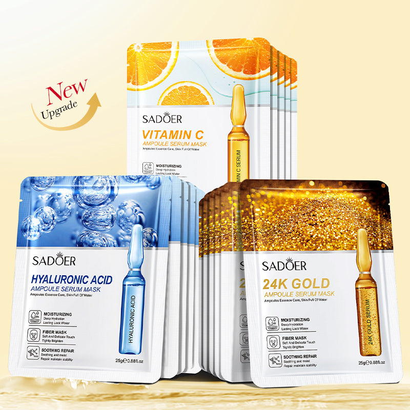 [5 PCS]Hydrating & Brightening Facial Mask – Moisturizing and Nourishing Care