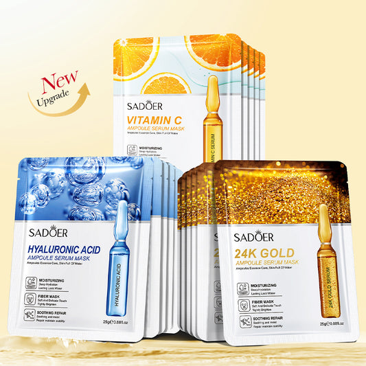 [5 PCS]Hydrating & Brightening Facial Mask – Moisturizing and Nourishing Care