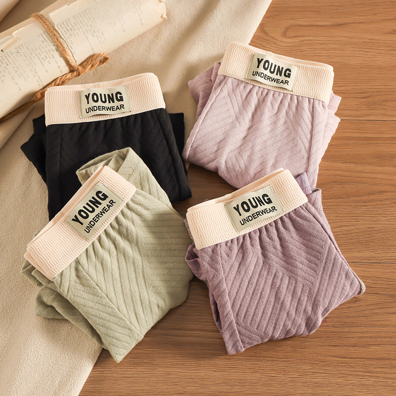 Men’s Cotton Jacquard Boxer Briefs