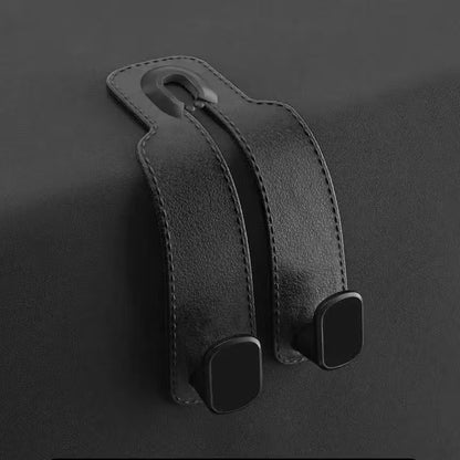 【3 Pcs】Car Seat Back Dual Hooks – Organizer for Handbags, Shopping Bags & Umbrellas