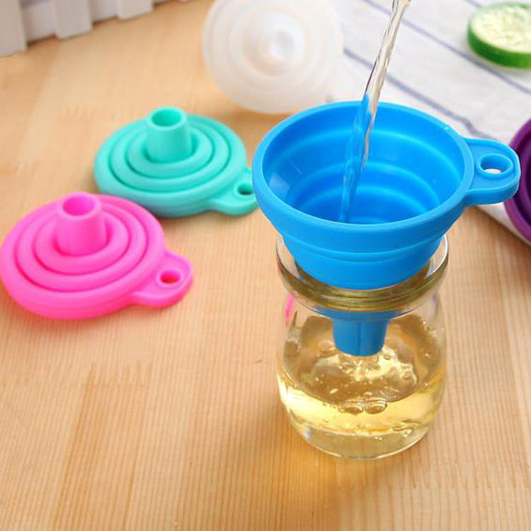 Collapsible Silicone Funnel for Household Use