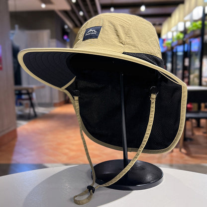 Outdoor UV Protection Sun Hat – Wide Brim Fishing, Hiking & Cycling Cap