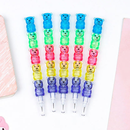 Cartoon Bear Block Pencil – Fun & Creative Design