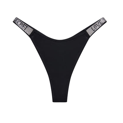 Popular Fashion Rhinestone Low-Rise Triangle Panty for Women