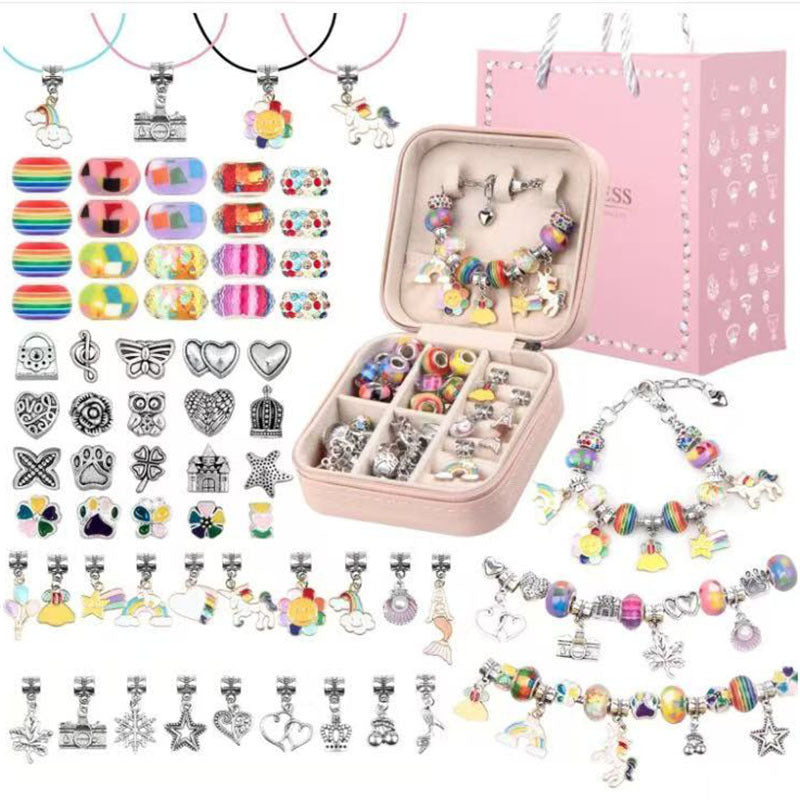 Jewelry Bracelet DIY Making Kit with Jewelry Carrying Box