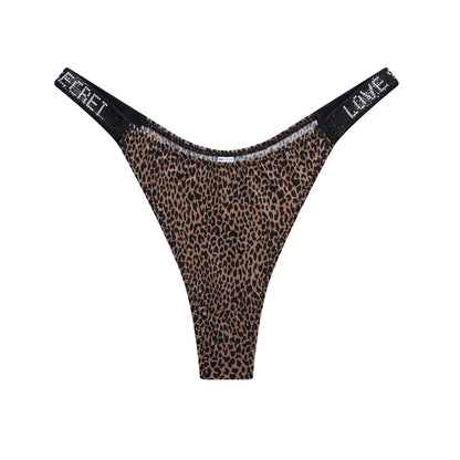 Popular Fashion Rhinestone Low-Rise Triangle Panty for Women