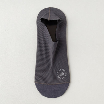 Summer Men's Thin Mesh Breathable Invisible Socks