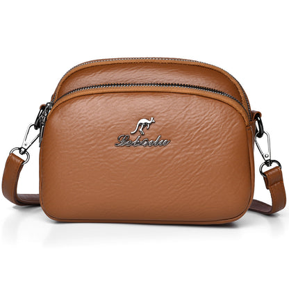 Women's Multi-Layer Round Crossbody Bag