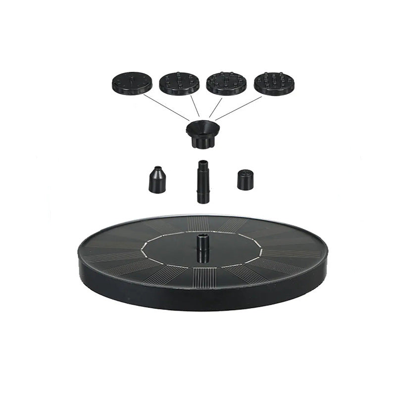 Small solar fountain
