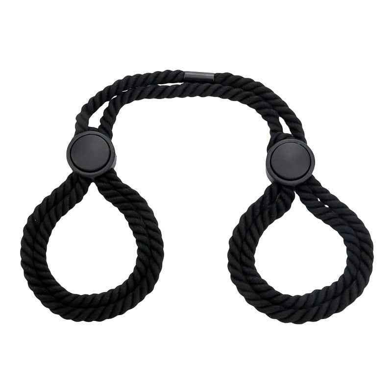 Adjustable Cotton Rope Handcuffs, Convenient Binding Restraint Rope Buckles, Multifunctional Self-Bondage Accessory