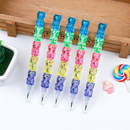 Cartoon Bear Block Pencil – Fun & Creative Design