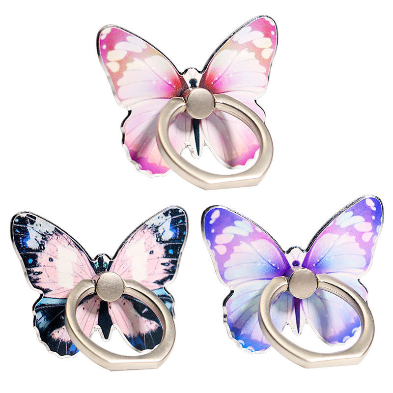 Butterfly Phone Ring Metal Holder