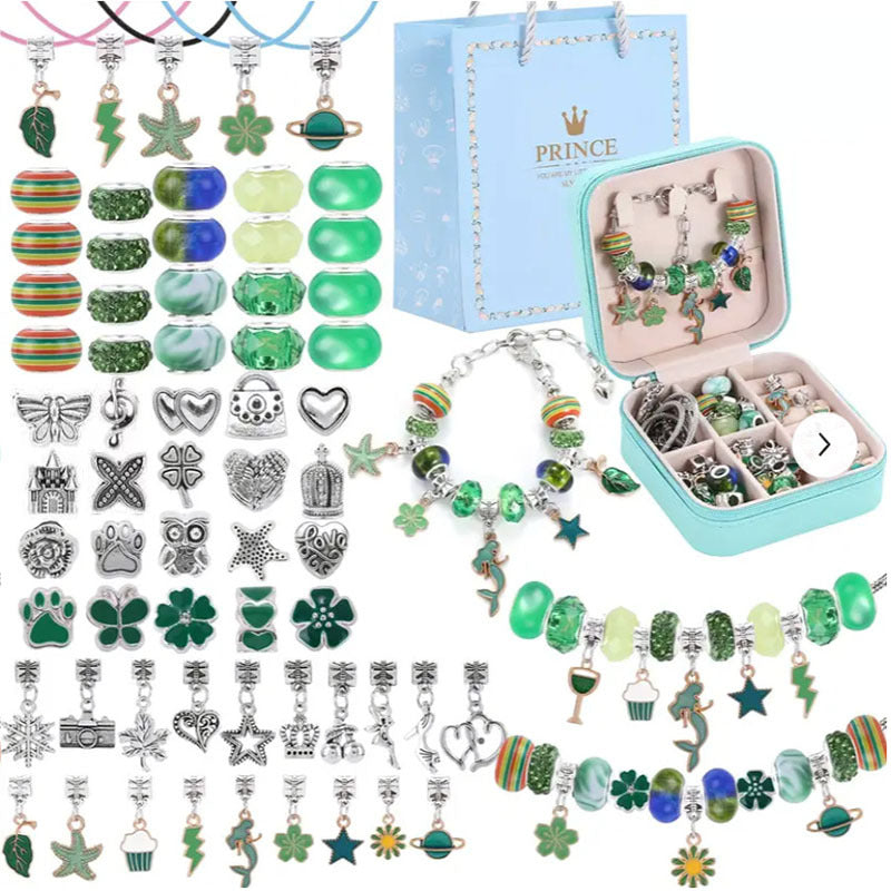 Jewelry Bracelet DIY Making Kit with Jewelry Carrying Box