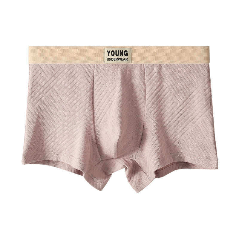 Men’s Cotton Jacquard Boxer Briefs
